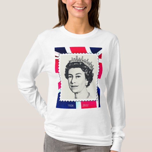 HRH Königin Elizabeth II RIP 1926-2022 T-Shirt (Vorderseite)