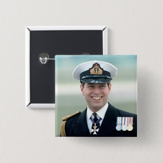 HRH Prince Andrew Button (Vorne & Hinten)