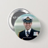 HRH Prince Andrew Button (Vorne & Hinten)