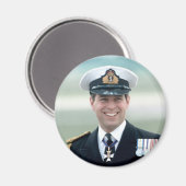 HRH Prince Andrew Magnet (Vorderseite/Rückseite)
