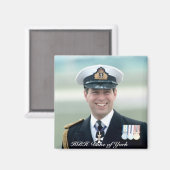 HRH Prince Andrew Magnet (Vorderseite/Rückseite)