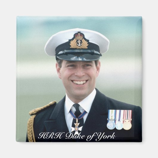 HRH Prince Andrew Magnet (Vorne)