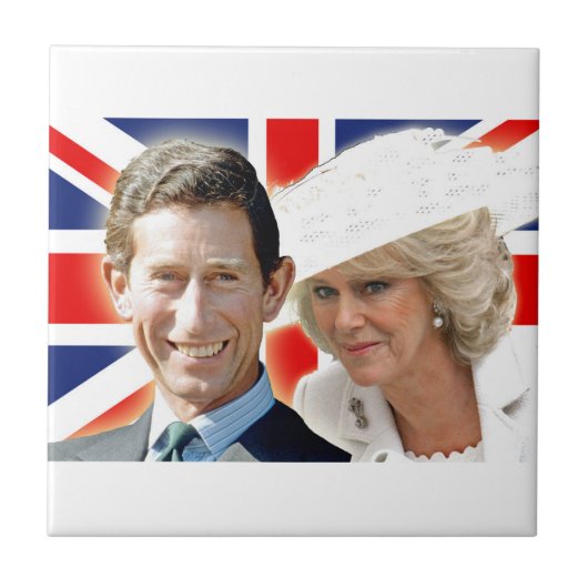 HRH Prince Charles & HRH Duchess of Cornwall Fliese (Vorderseite)