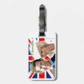 HRH Prince Charles & HRH Duchess of Cornwall Gepäckanhänger (Rückseite vertikal)