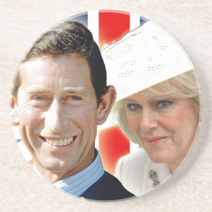 HRH Prince Charles & HRH Duchess of Cornwall Getränkeuntersetzer