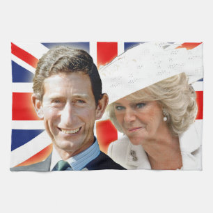 HRH Prince Charles & HRH Duchess of Cornwall Küchentuch
