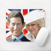 HRH Prince Charles & HRH Duchess of Cornwall Mousepad (Mit Mouse)