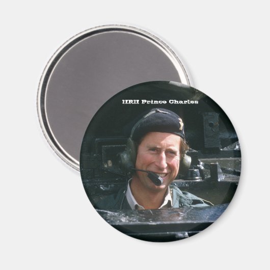HRH Prince Charles Magnet (Vorderseite/Rückseite)