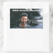 HRH Prince Charles Rechteckiger Aufkleber (Tasche)