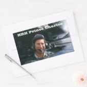 HRH Prince Charles Rechteckiger Aufkleber (Umschlag)