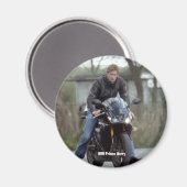 HRH Prince Harry Motorrad Magnet (Vorderseite/Rückseite)