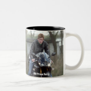HRH Prince Harry Motorrad Zweifarbige Tasse