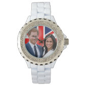 HRH Prince Harry und Meghan Markle Royal Wedding Armbanduhr (Vorderseite)