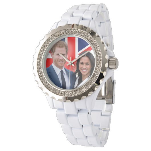 HRH Prince Harry und Meghan Markle Royal Wedding Armbanduhr (Schrägansicht)