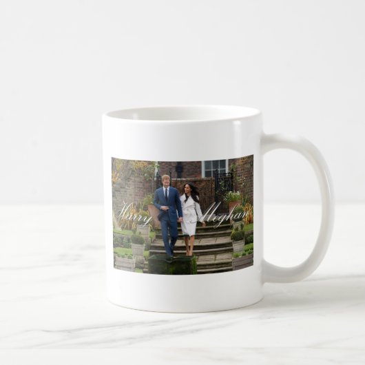 HRH Prince Harry und Meghan Markle Royal Wedding Kaffeetasse (Rechts)