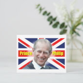 HRH Prince Philip Postkarte (Stehend Vorderseite)