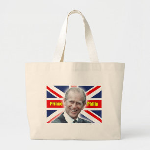 HRH Prince Philip - Super! Jumbo Stoffbeutel