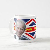 HRH Prince Philip - Super! Kaffeetasse (Vorderseite Links)