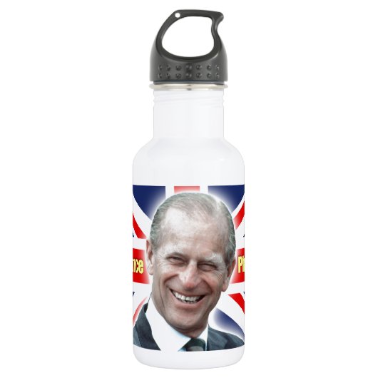 HRH Prince Philip - Super! Trinkflasche (Vorderseite)