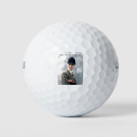 HRH Princess Anne 1973 Golfball (Vorderseite)