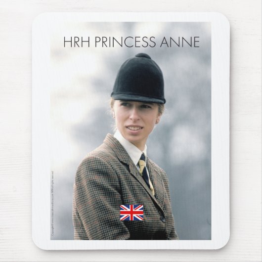 HRH Princess Anne 1973 Mousepad (Vorne)