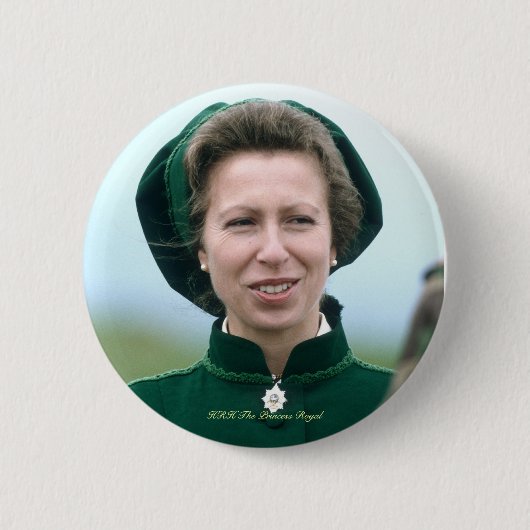 HRH Princess Anne Warminster Button (Vorderseite)
