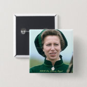 HRH Princess Anne Warminster Button (Vorne & Hinten)