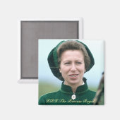 HRH Princess Anne Warminster Magnet (Vorderseite/Rückseite)
