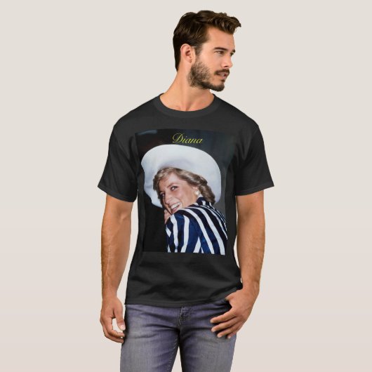 HRH Princess Diana Australia 1988 Pro Foto HD T-Shirt (Vorne ganz)