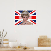 HRH Princess Diana Poster (Küche)