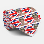 HRH Princess Diana Union Jack Krawatte (Gerollt)