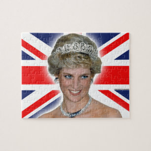HRH Princess Diana Union Jack Puzzle