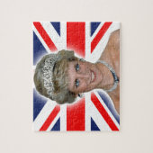 HRH Princess Diana Union Jack Puzzle (Vertikal)