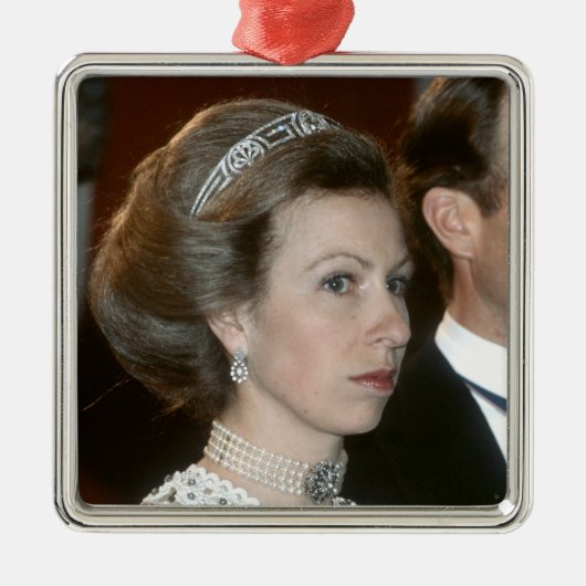 HRH Princess Royal Xmas Ornament Aus Metall (Vorne)