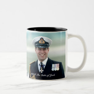 HRH Prinz Andrew Zweifarbige Tasse