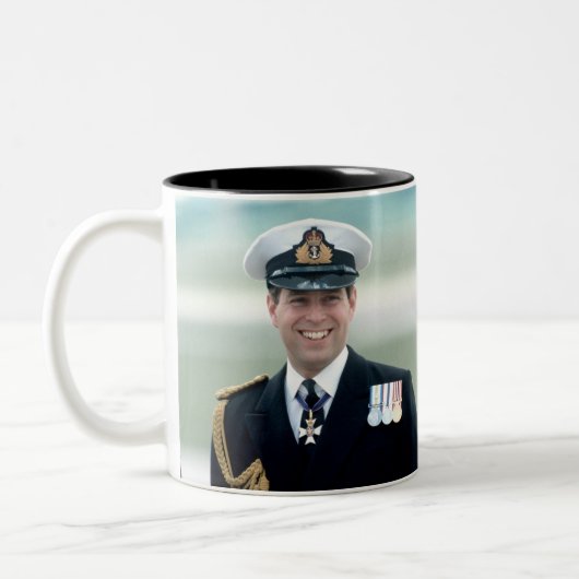 HRH Prinz Andrew Zweifarbige Tasse (Links)