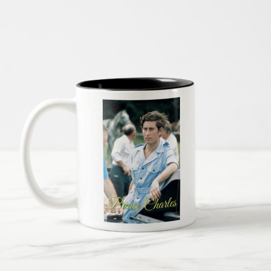 HRH Prinz Charles Cowdray 1976 Zweifarbige Tasse (Links)