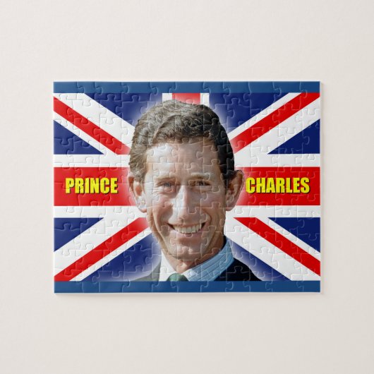 HRH Prinz Charles - Patriotic! Puzzle (Horizontal)