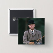 HRH Prinz Philip Windsor 1980 Button (Vorne & Hinten)