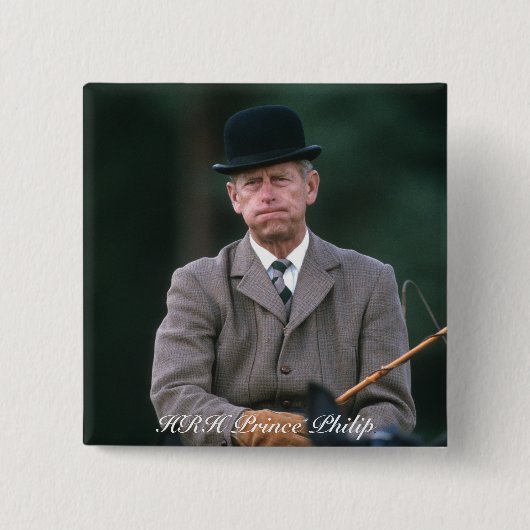 HRH Prinz Philip Windsor 1980 Button (Vorderseite)