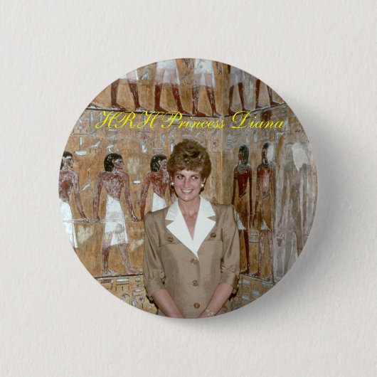 HRH Prinzessin Diana Ägypten 1992 Button (Vorderseite)