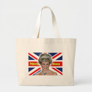 HRH Prinzessin Diana Atemberaubend! Jumbo Stoffbeutel
