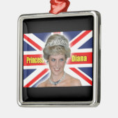 HRH Prinzessin Diana Atemberaubend! Silbernes Ornament (Links)