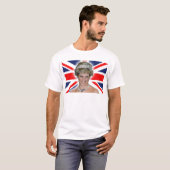 HRH Prinzessin Diana Union Jack T-Shirt (Vorne ganz)