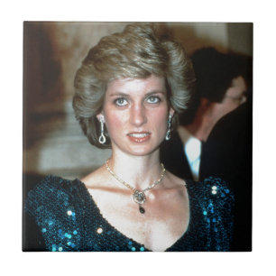 HRH Prinzessin Diana Wien 1986 Fliese