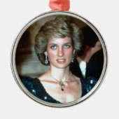 HRH Prinzessin Diana Wien 1986 Ornament Aus Metall (Vorne)