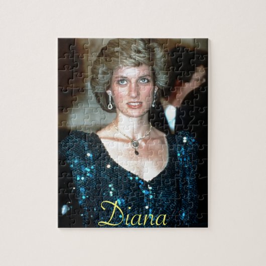 HRH Prinzessin Diana Wien 1986 Puzzle (Vertikal)