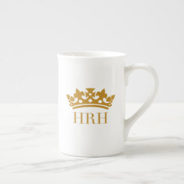 HRH seine/königliche Hoheits-Kronen-Tasse Porzellantasse