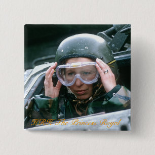 HRH The Princess Royal 1985 Button