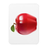 Hright Red Juicy Delicious Apple Magnet (Vertikal)